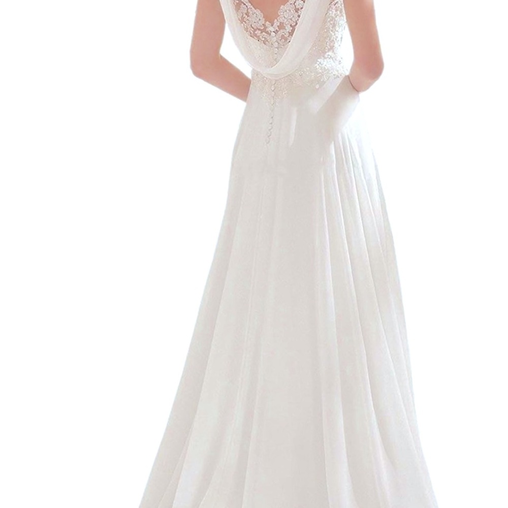 White wedding dress